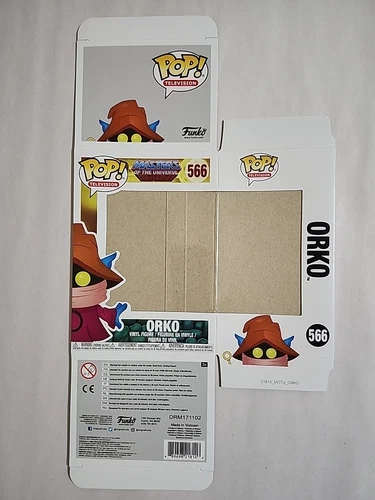 MOTU Masters of The Universe Orko #566 Vaulted Replacement Box Only Mint