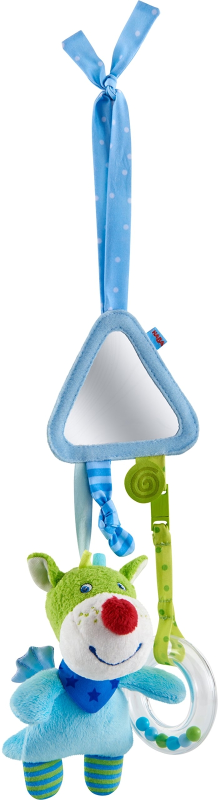 Haba 303876 - Spielfigur Drache Duri | baby-spielzeug Zum Festbinden