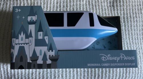 2024 Disney Parks Blue Monorail Pez Candy Dispenser Display Plastic New - Picture 1 of 2