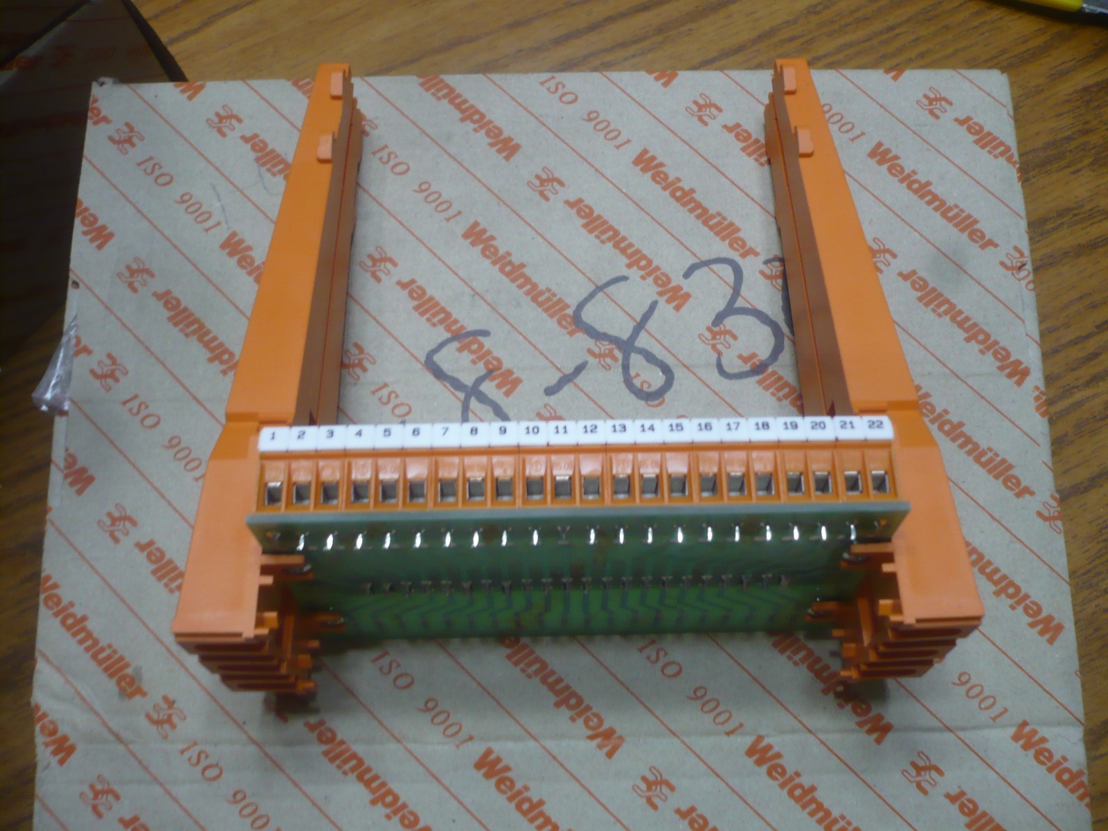 FILA Nuovo Weidmuller 911464 SKH 22 LP con righe accorciate