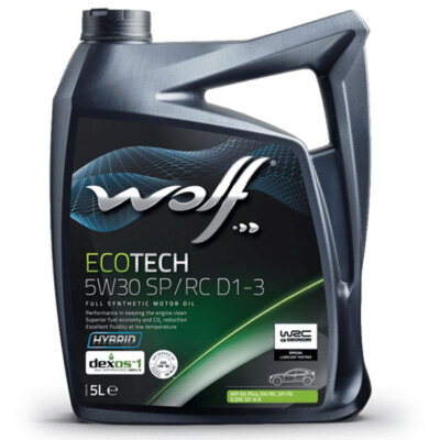 Motoröl WOLF ECOTECH SP/RC D1-3 16175 SAE 5W30 5 Liter für Jeep Nissan Toyota