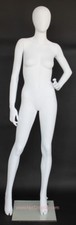 5 ft 9 in Female Abstract Head Mannequin Matte White New Style Mannequin SFW53E
