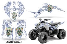 Calcomanías gráficas adhesivas para ATV Yamaha Raptor 90 2009-2015 SUGAR SKULL