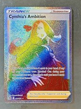 Cynthia's Ambition 178/172 Brilliant Stars Rainbow Secret Rare Pokemon Card NM on eBay