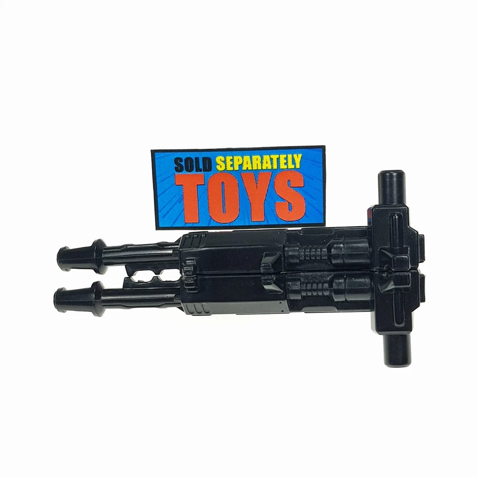 Transformers Classics Jetfire RIFLE left & right Voyager black weapon accessory - Image 4 of 4