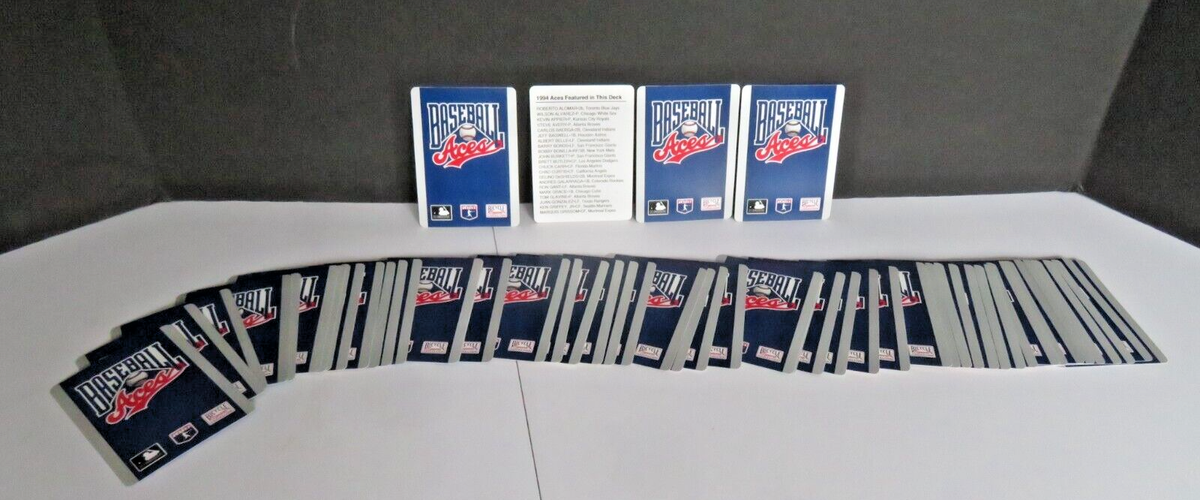 1994 VINTAGE Major League Baseball MLB ACES Bicycle Playing Cards