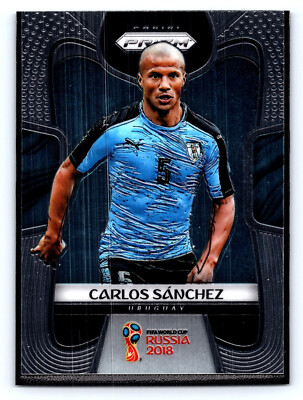 2018 Panini Prizm World Cup  210 Carlos Sanchez - Uruguay