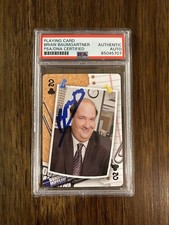 Brian Baumgartner Signed ‘The Office’ Card  Autographed PSA ‘Kevin Malone’
