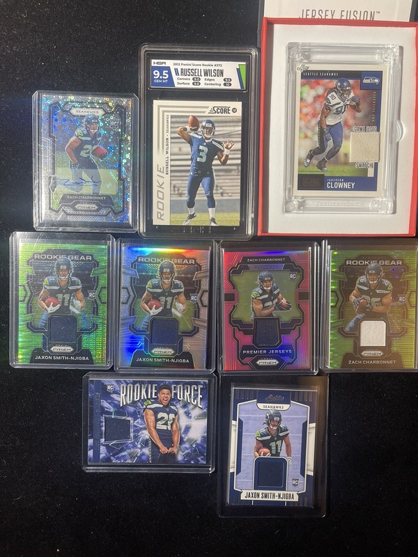 Seattle Seahawks Autographed Card Lot