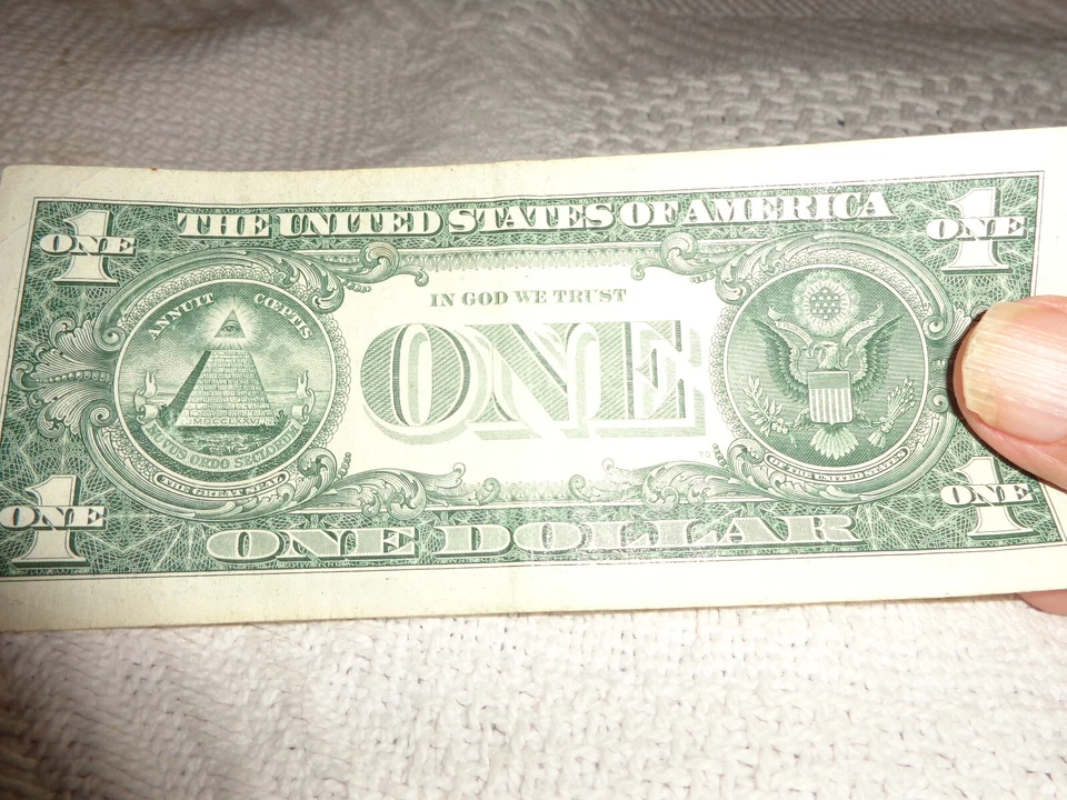 birthday/anniversary note $1.00 bill F 27-5-2-1984E - Image 2 of 2