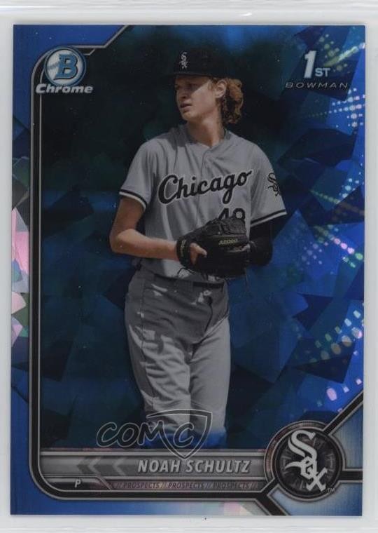 2022 Bowman Chrome Draft Sapphire Edition Noah Schultz #BDC-56 1s7a