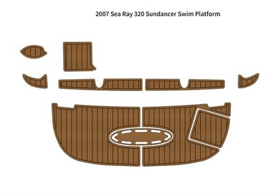 2007 Sea Ray 320 Sundancer Swim Platform DuraEVA Seadek EVA Foam Boat flooring