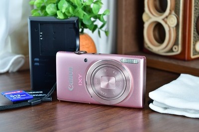  [Ex+5] Canon IXY 90F Power Shot Pink ELPH 115 IS IXUS 132 Digital camera Japan