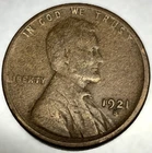 1921-S Lincoln Wheat Cent Penny VG Very Good | Better Date | Actual Coin - 2539