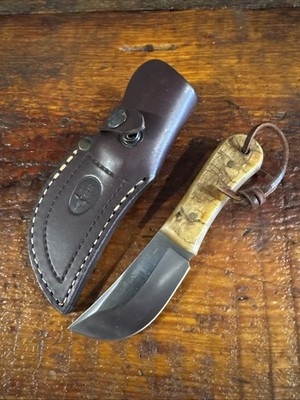 Muela Gazapo Upswept Skinner Fixed Blade Knife with /Sheath