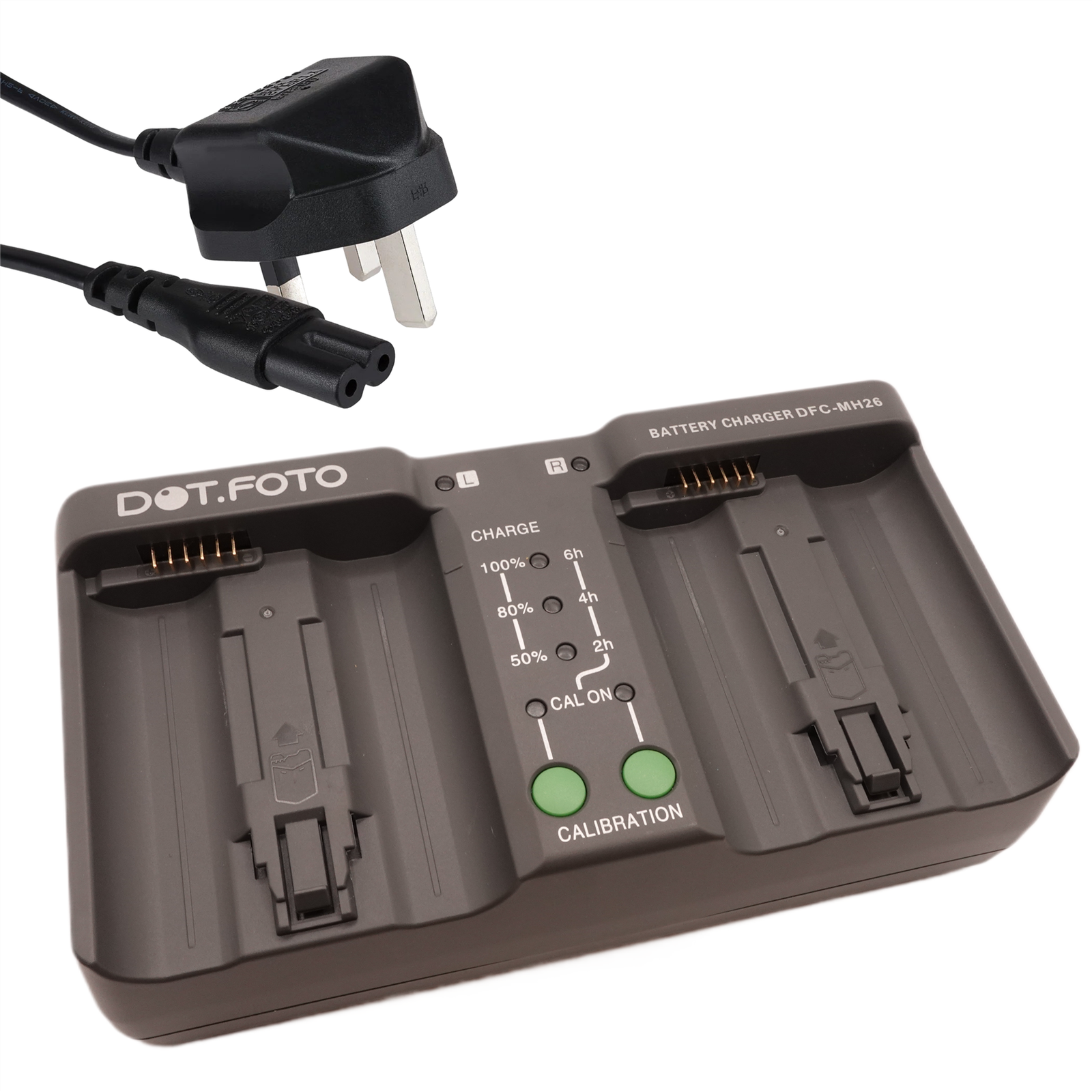 Dot.Foto EN-EL18 EN-EL18C EN-EL18D Dual Battery Charger for Nikon D4/s D5 D6 Z9