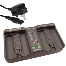 Dot.Foto EN-EL18 EN-EL18C EN-EL18D Dual Battery Charger for Nikon D4/s D5 D6 Z9
