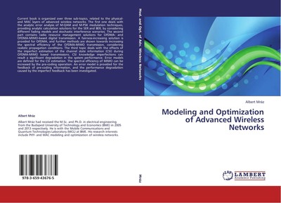 Modeling and Optimization of Advanced Wireless Networks Albert Mráz