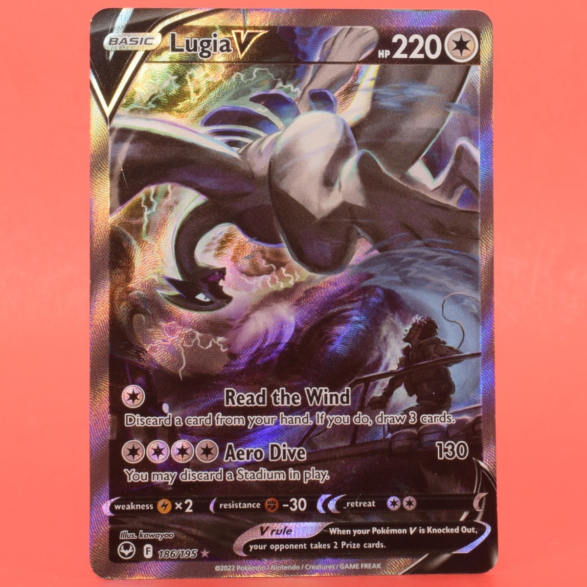 Pokemon TCG English Card Silver Tempest Lugia V 186/195 Full Alt