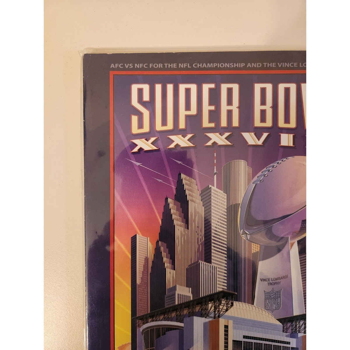 NFL SUPERBOWL XXXVIII 2004 HOUSTON PROGRAM BOOK | eBay