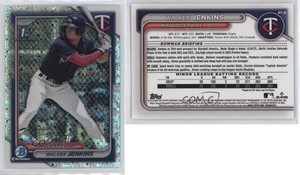 2024 Bowman Chrome Prospects Mini-Diamond Refractor Walker Jenkins #BCP-43