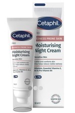New Cetaphil PRO Redness Prone Skin 24 Hour Moisturising Night Cream 50ml