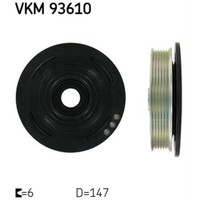 SKF Riemenscheibe Kurbelwelle FüR Renault Master II Kasten FD 2.5 Dci 120 2.2