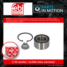 Wheel Bearing Kit fits FORD KUGA Front Left or Right 2008 on 1501642 Febi New