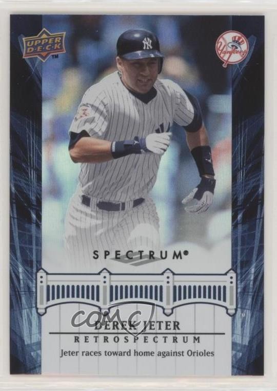 2008 Upper Deck Spectrum Derek Jeter Retrospectrum Derek Jeter #DJ52 HOF oc3