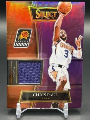 2021 Panini Select Selective Swatches Purple Prizm 07/99 Chris Paul #SS-CPL 13hc
