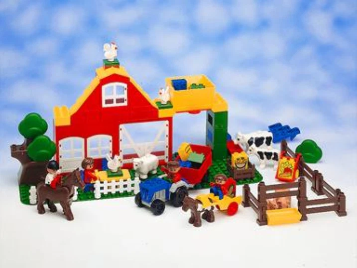 Lego Duplo 2699 la cour de ferme et ses animaux complète - Photo 2/2