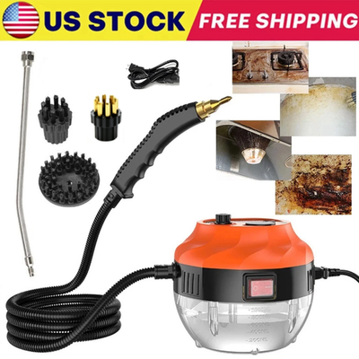 #ad #ad 3800W High Pressure Handheld Steamer Multi Attachment Kit Portable Cleaner Home $37.89