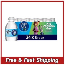 Pure Life Purified Water 8 Fl Oz Plastic Bottled Water 24 Pack