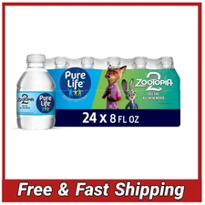 Pure Life Purified Water 8 Fl Oz Plastic Bottled Water 24 Pack