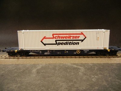 ACME 40403 H0 Sgnss `60 Cemat Container Sonderlackierung grün +dunkelblau, Ep.VI