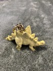 COACH Stegosaurus Bag Charm Key Ring FOB Enamel & Metal Brass/Yellow CAX77 — photo 4