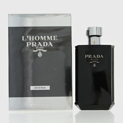 Prada L'homme Intense 3.3 Oz Eau De Parfum Spray by Prada NEW Box for Men