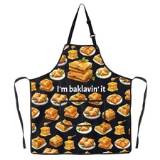 Baklava Baking Apron Lover Gift Im Baklavin It Turkish Dessert Mediterranean