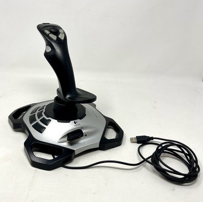 Logitech Extreme 3D Pro USB Joystick 863225-1000 J-UK17 Tested Fully Functional