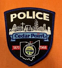 CEDAR POINT OHIO AMUSEMENT PARK POLICE PATCH