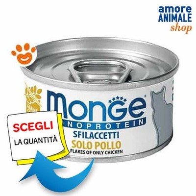 Monge Cat Monoprotein Weichfutter Nur Pute Nassfutter Katzen 80 gr Dose