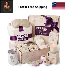 16 Pcs Self Care Gifts for Women - Relaxing S...
