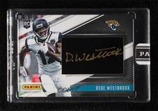 2017-18 Panini Instant NFL Gold Ink Auto 3/5 Dede Westbrook #BF-12 Auto 8gd