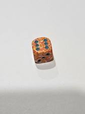 CHX LE031 OOP Chessex d6 12mm speckled candy corn rpg d&d dice  Single (1)
