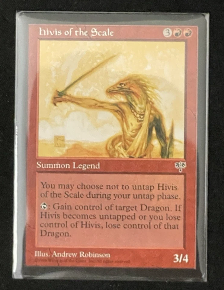 Hivis of the Scale Mirage 1996 - Near Mint - Vintage MTG Magic The Gathering - Image 3 of 4