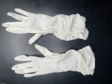 Vintage Kayser Magic Motion Opera Length Gloves NOS White Stretch One Size 1960s