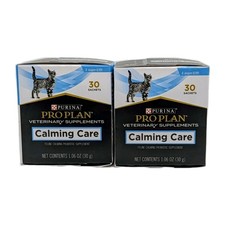 2 Purina Pro Plan Veterinary Supplements Calming Care For Cats 30pk exp 5/2027