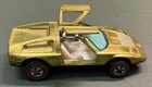 1972 Hot Wheels Redline Gold Chrome Mercedes Benz C-111 Diecast Toy Car