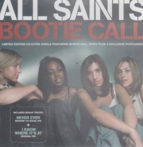 All Saints Bootie Call CD UK London 1998 enhanced CD with CDROM Video of Bootie