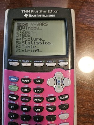Texas Instruments TI-84 Plus C Silver Edition Graphing Calculator - Pink